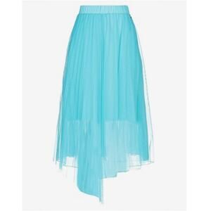 Patrizia Pepe Tulle Knee length skirt Turquoise size 10